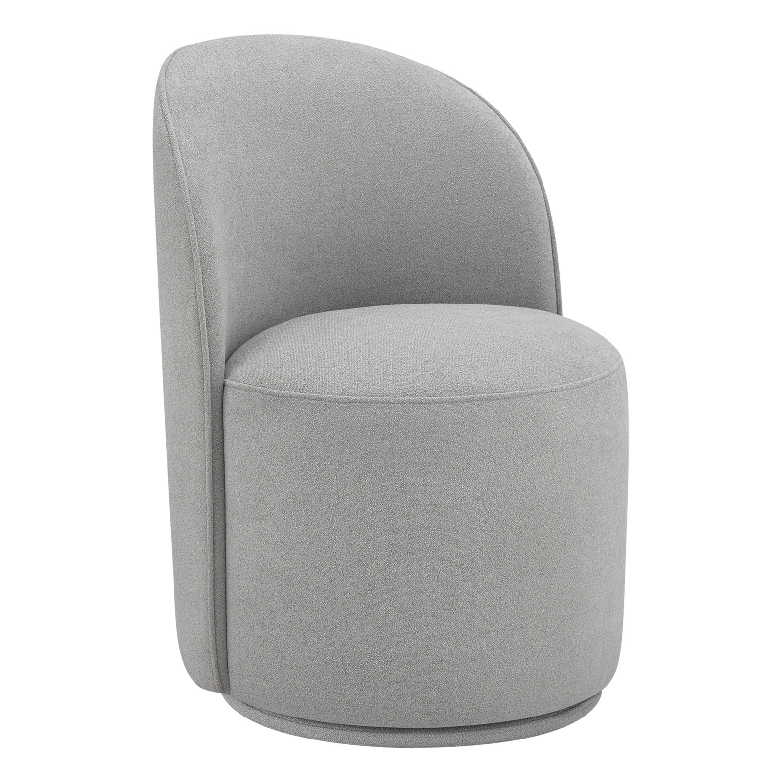 Sharlene Swivel Dining Chair, Elite Dove Performance