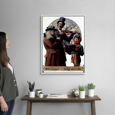 Art mural en toile Christmas Trio