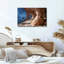 Arches rocheuses en grès beige et arbre solitaire sous un ciel bleu - Tableau sur toile-1520543803