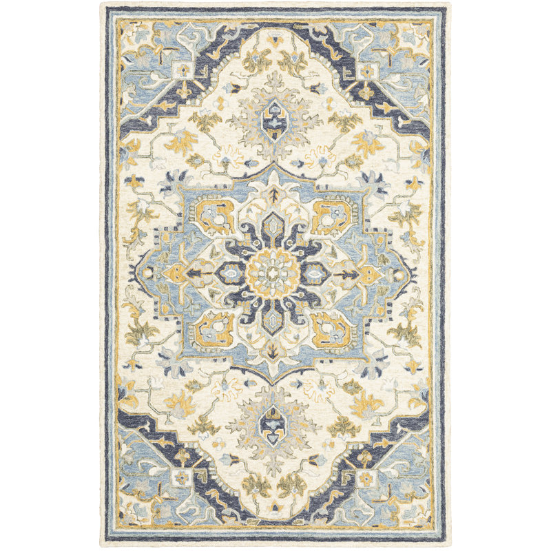 Calixta Wool Oriental Indoor Rug, Rectangle 3'6" x 5'6"