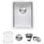 Lavabo de bar encastrable 16 pouces Ruvati