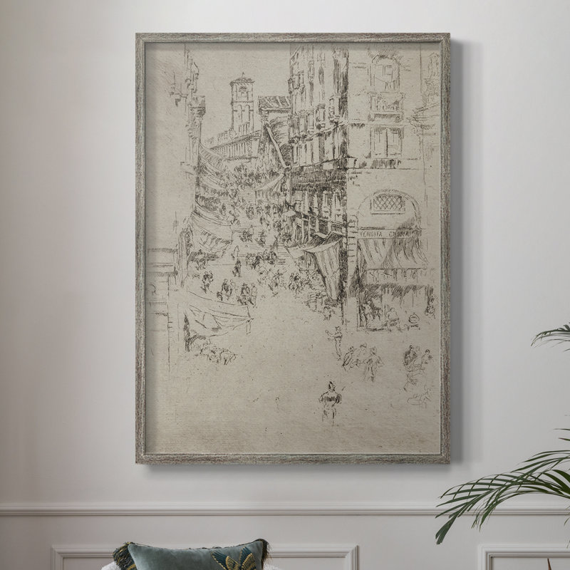 Reproduction encadrée rétro en bois massif Lxxxv, H 15 po x l 12 po