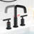 Widespread 2-handle Bathroom Faucet