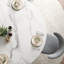 Ensemble de table de salle à manger pour 4 à 8 personnes avec chaises rembourrées grises-1253013124-1253013122-1253013121
