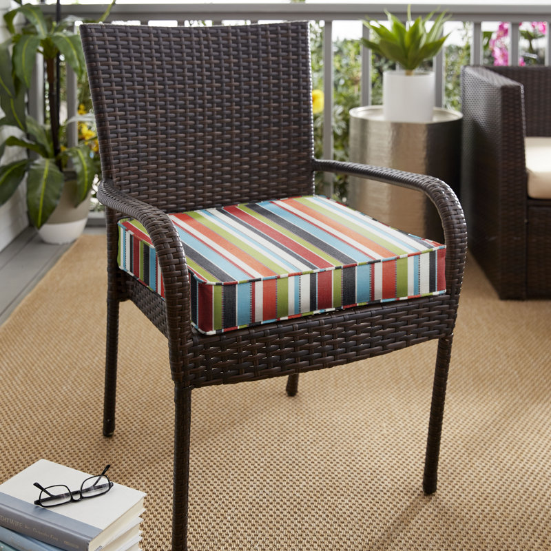 Sunbrella Outdoor 3'' Dining Chair Cushion, 20" W x 20" D