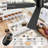 2 Pack 42" Brown Ceiling Fan With 3 Colors Led Light And Remote Control Modern Ceiling Fan With Reversible Quiet Motor & Light Memory Function
