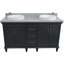 Ensemble de meuble-lavabo de salle de bain double 61 po Pompano-896080791-896080790
