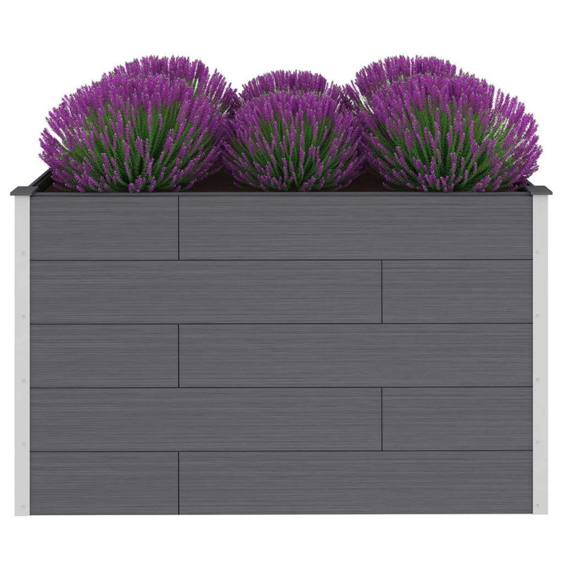 Jardinière surélevée avec jardinière et jardinière