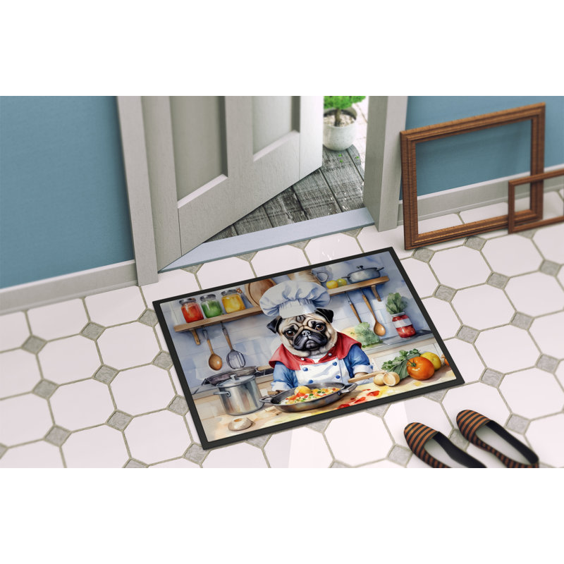 Doranna Non-Slip Indoor Only, Outdoor Doormat, 18" W x 27" L