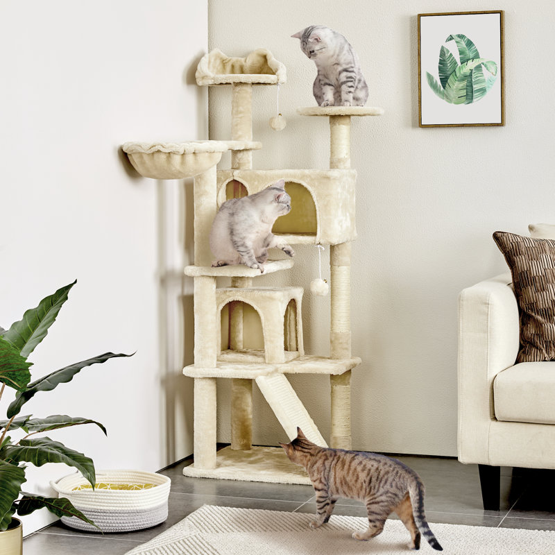 Arbre à chat 57,5 po Topeka, Beige