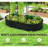 Outdoor Raised Garden Bed,Flower Boxs,Arched Trellis Plant Boxs