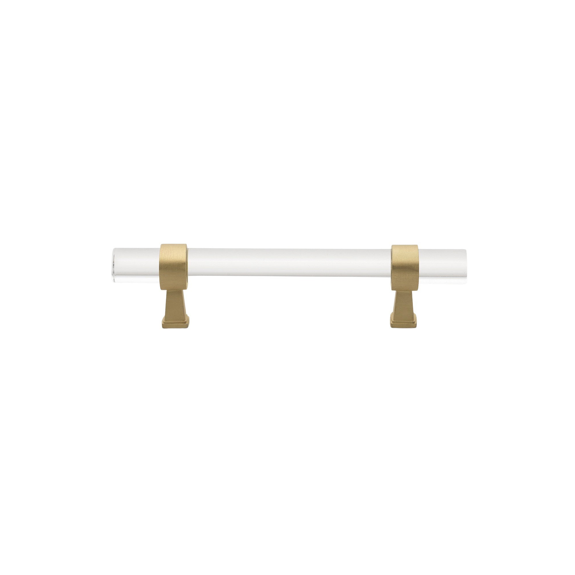 Center to Center Acrylic Bar Pull, 3.75", Satin Gold