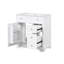 Meuble-lavabo simple 30 po avec comptoir en céramique Cashel