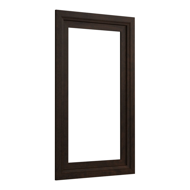 Contour de l'armoire à pharmacie Damask®, 15 po de largeur, Suède Claret