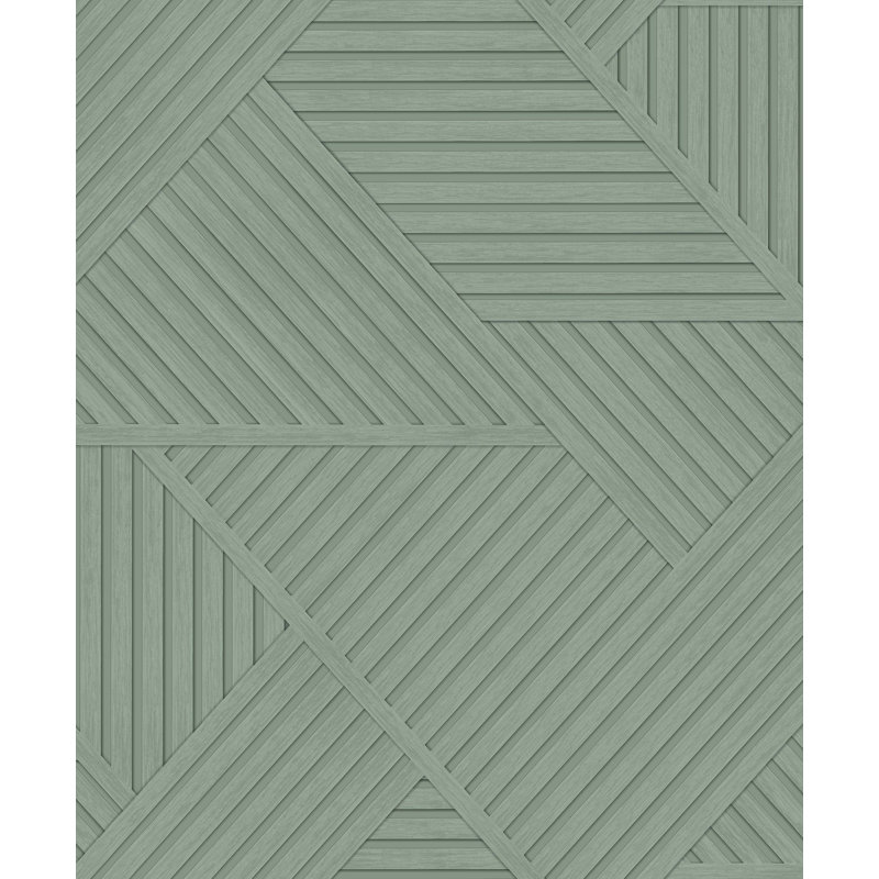 Kasmir 53cm x 10.5cm Matte Wallpaper Roll, Green