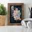 Toile encadrée de qualité supérieure Moonlight Flowers III - prête à être accrochée-1145144406-1145144413