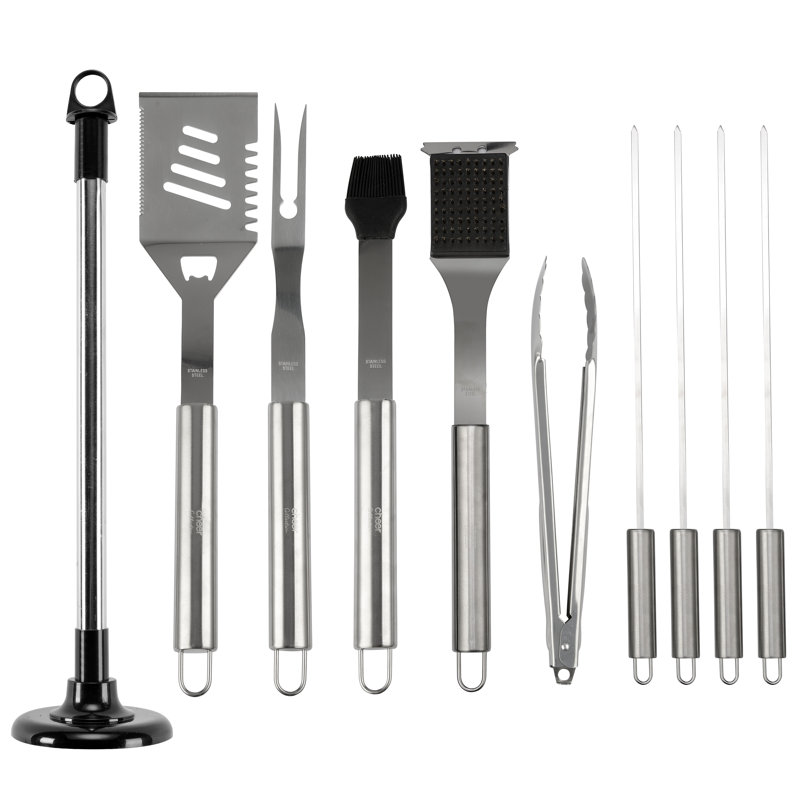 Stainless Steel Grilling Tool Set