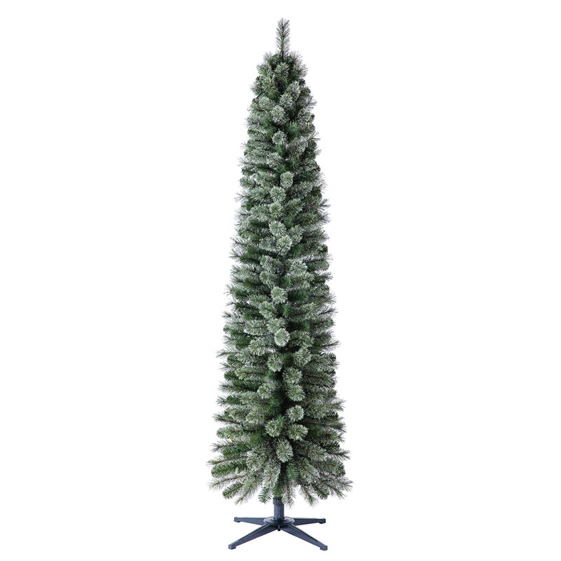  Stanley Pine Artificial Christmas Tree, 7' with Metal Base Stand, Green