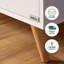 Austin 5-drawer Dresser, White/natural-1137041276