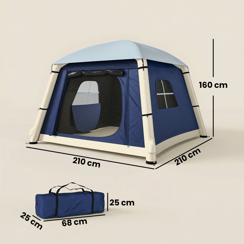 2 Person Tent, Navy Blue