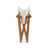 Frame Natural Wood - Seat Colour Cream