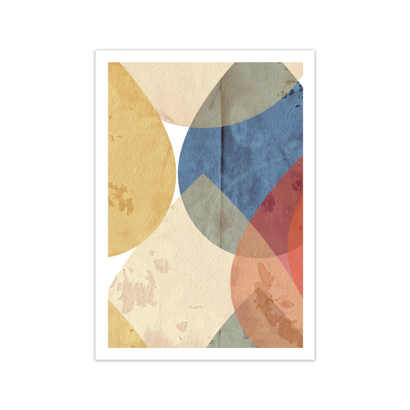 Grunge Colour B - Print, No Frame, 30cm H x 21cm W x 1cm D