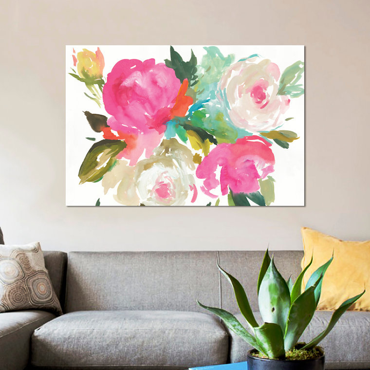 «Belle I», reproduction sur toile, H 8 po x l 12 po x P 0,75 po, Pas de tapis, Toile tendue
