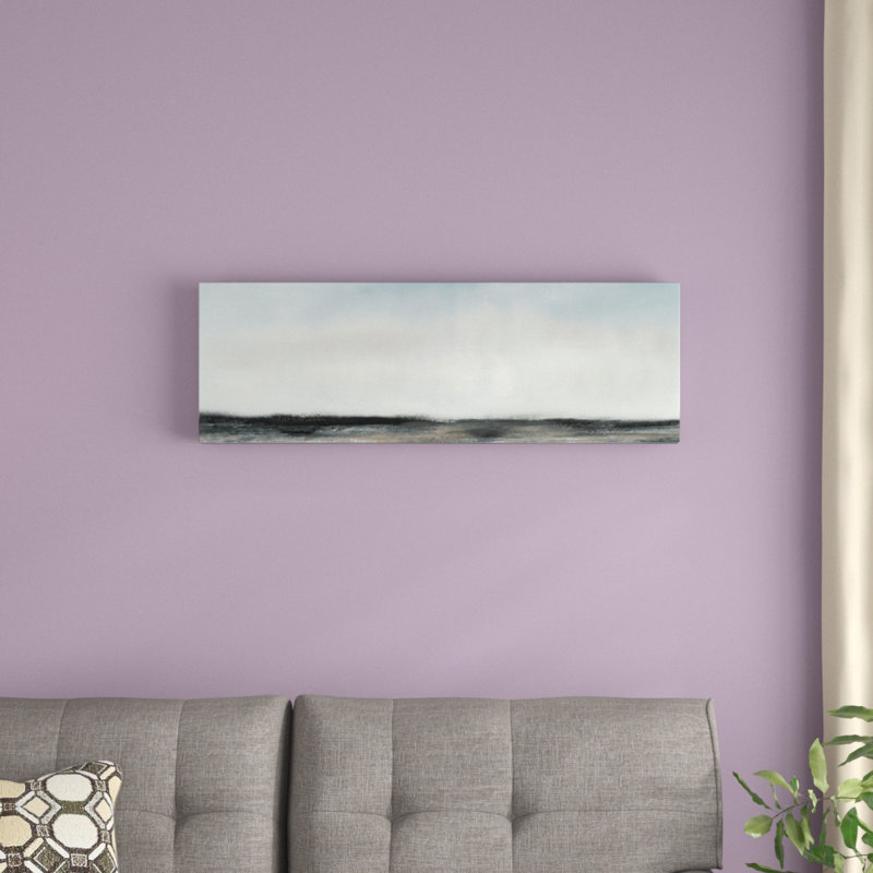 «Horizon View II» par Sharon Gordon, impression sur toile tendue sur châssis, H 12 po x l 36 po x P 1,5 po, Toile tendue