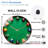 Professional Billiard Pool Table Accessories Set Art - 12'' Modern Glass Wall Clock