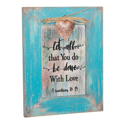 Janessa Teal Picture Frame