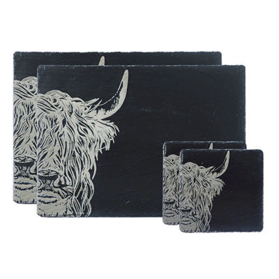 Square 4 Piece Coaster Set