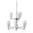 Steelville 9 - Light Dimmable Tiered Chandelier-1357181360