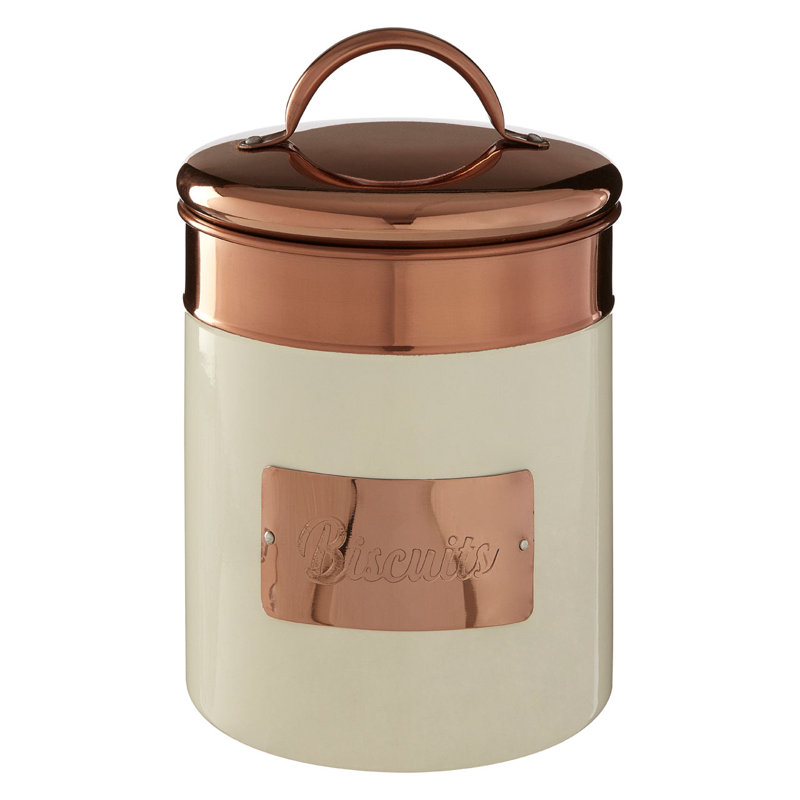Metal Jar, Gold/Copper