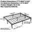 Structure de lit en acier Truer-1650868186