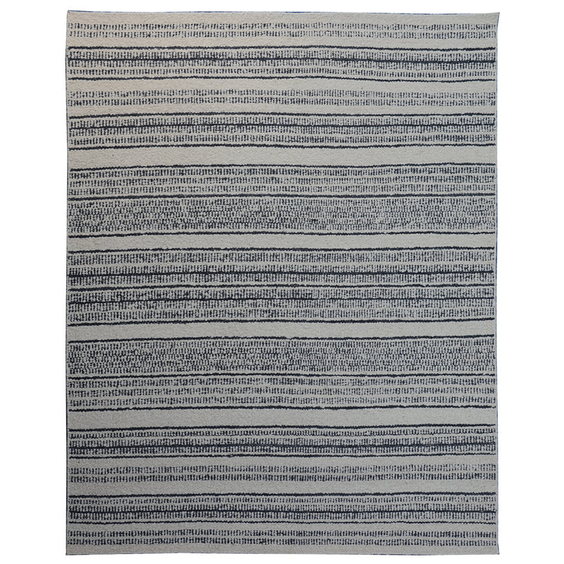 Wool Striped Indoor Rug, Rectangle 8' x 10'