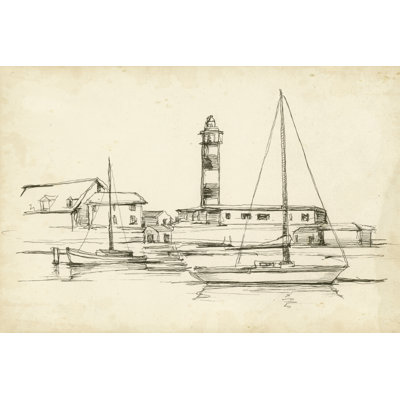 Antique Lighthouse Study I by Ethan Harper - Print