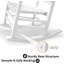 Chaise berçante en bois surdimensionnée pour l'extérieur-1342655995