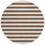 Tapis d'intérieur rond 8 po