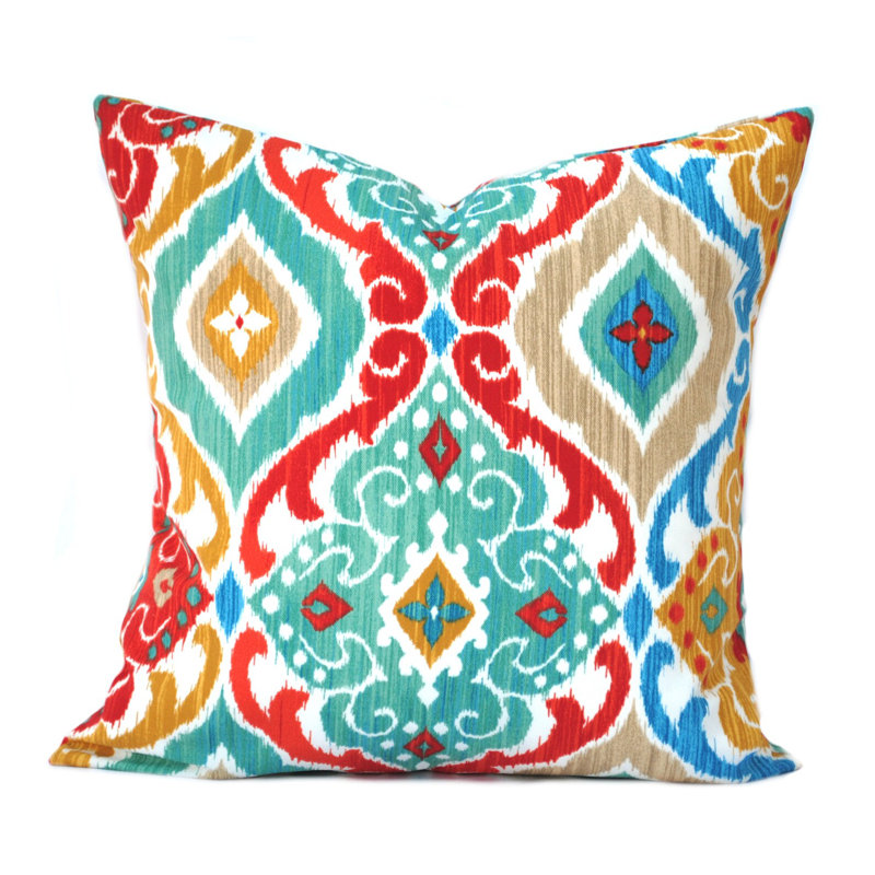 Housse de coussin intérieure / extérieure en polyester, H 21,5 po x l 21,5 po