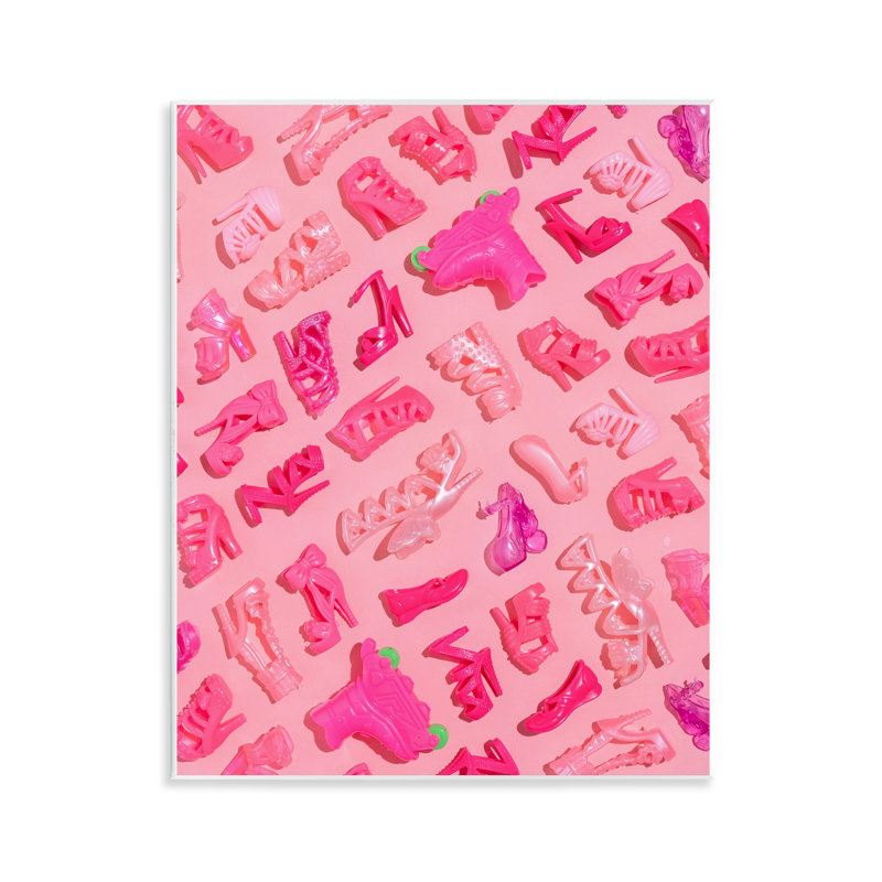 Plaque murale Tiny Doll Shoes, design par Lish Creative