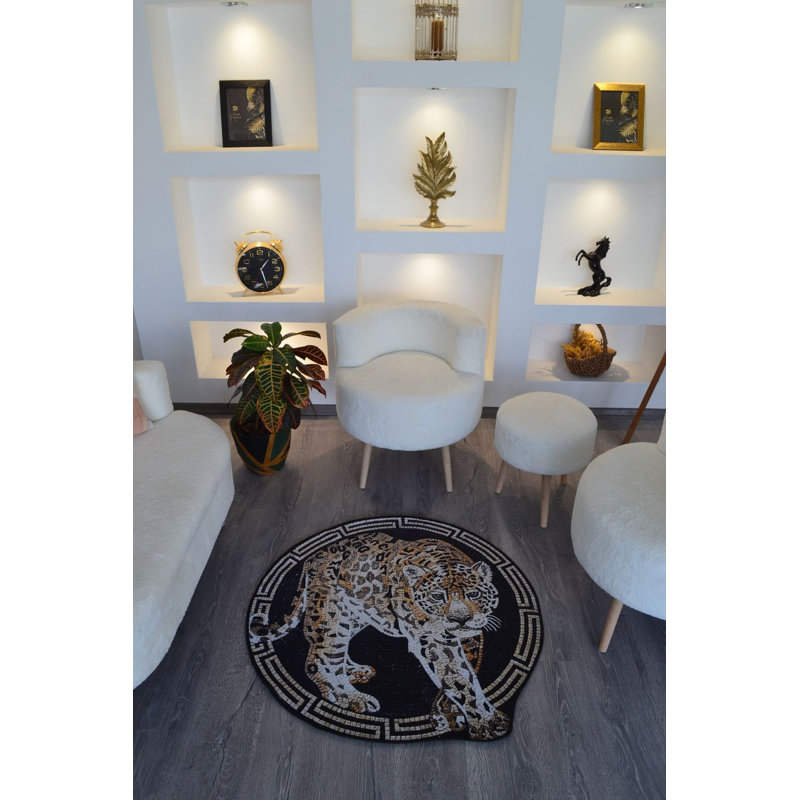 Tapis tigre lavable à la machine