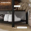 Banc de rangement rembourré en similicuir Eilley