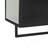 23.62"Glass Doors Modern Two-Door Wall Cabinet With Featuring Two-Tier Enclosed Storage, An Open Shelf, And Towel Rack, For Entryway Living Room Bathroom Dining Room,Black