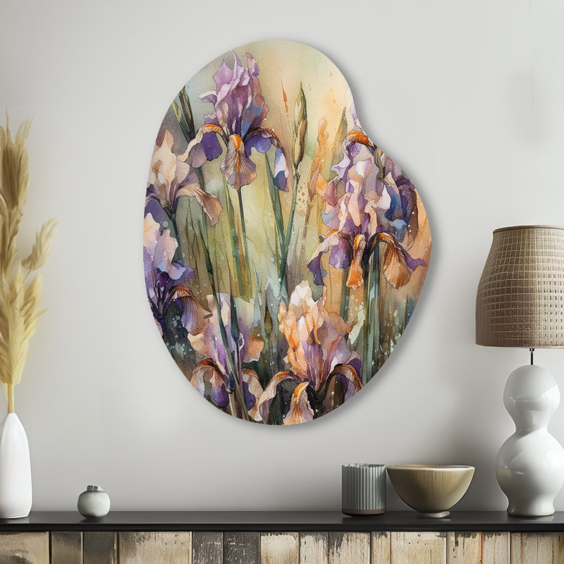 Art mural asymétrique en métal Gehring, H 38 po x l 28 po