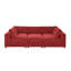 Canapé modulaire réversible en velours côtelé-129489926-129489937-129489940