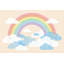 Papier peint pastel arc-en-ciel amovible nuage fantaisiste-1440351122-1440351127