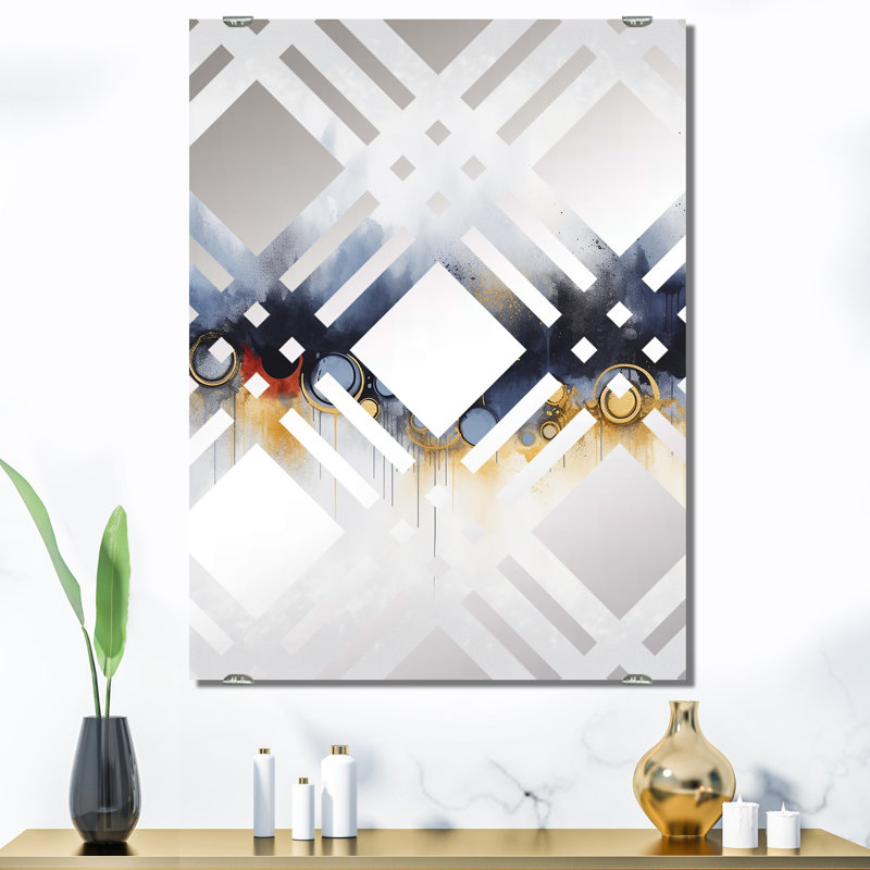 Rosemma - miroir mural formes abstraites MIR137801, 40 po x 30 po