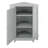 Grey Bathroom Cabinet Triangle Corner Storage Cabinet With Adjustable Shelf Modern Style MDF Board
