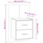 Jaicarious Wall-mounted Bedside Cabinet-1870329707