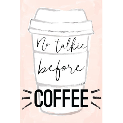 Talkie Coffee - Wrapped Canvas Print